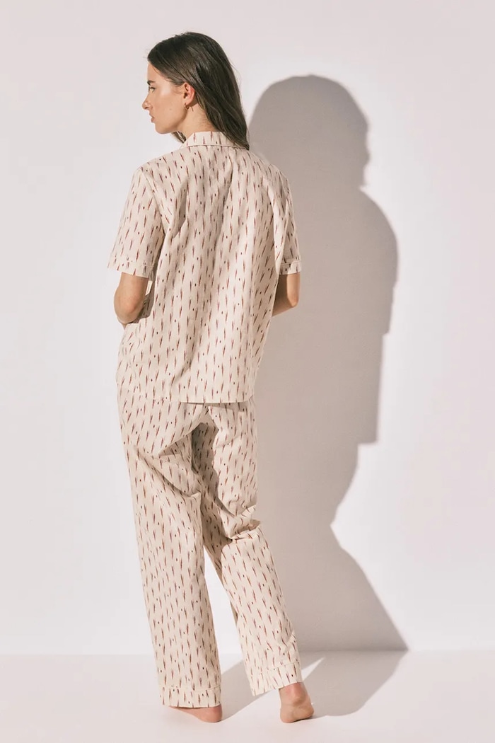 women'secret piżama dwuczęściowa damska z bawełną 3794100 beżowy AW26