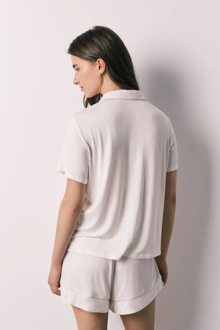 women'secret piżama dwuczęściowa damska z wiskozy 3594734 beżowy AW26