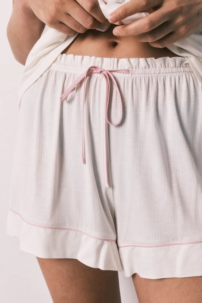 women'secret piżama dwuczęściowa damska z wiskozy 3594734 beżowy