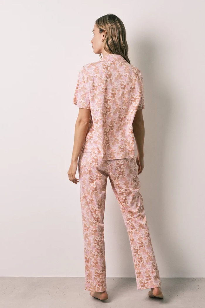 women'secret piżama dwuczęściowa damska bawełniana 3594717 różowy AW26