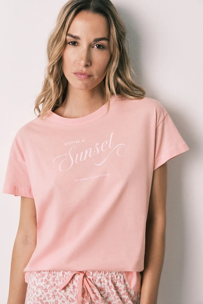 Odzież women'secret piżama damska bawełniana 3594732 różowy