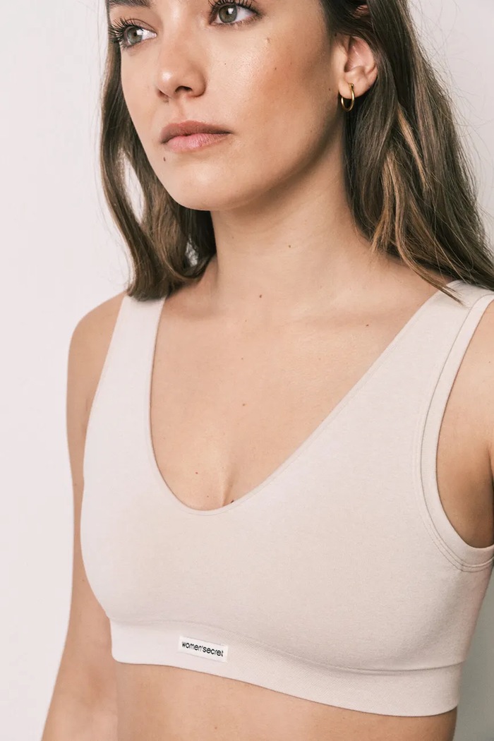 Top bieliźniany women'secret 5104059 beżowy