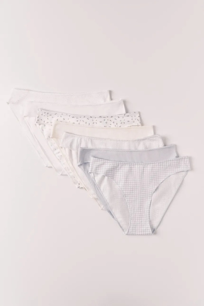 women'secret бикини дамски от памук 7 броя многоцветен 4934524