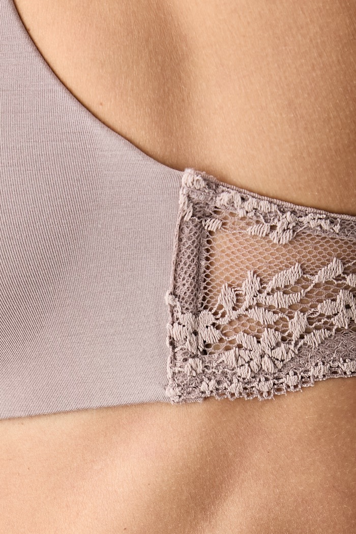 Biustonosz z modalem women'secret 3544582.3544585 brązowy