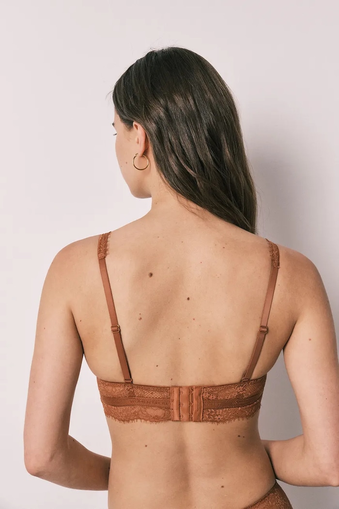 women'secret biustonosz koronkowy 4024352.246.249 pomarańczowy AW26