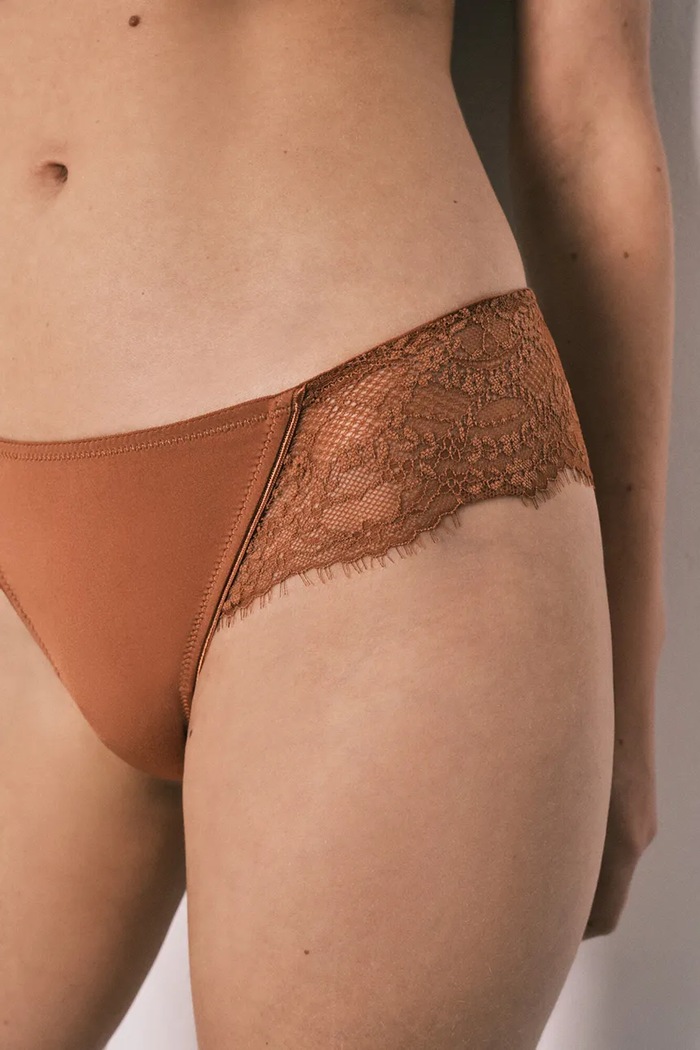 women'secret brazyliany damskie koronkowe pomarańczowy 4214203