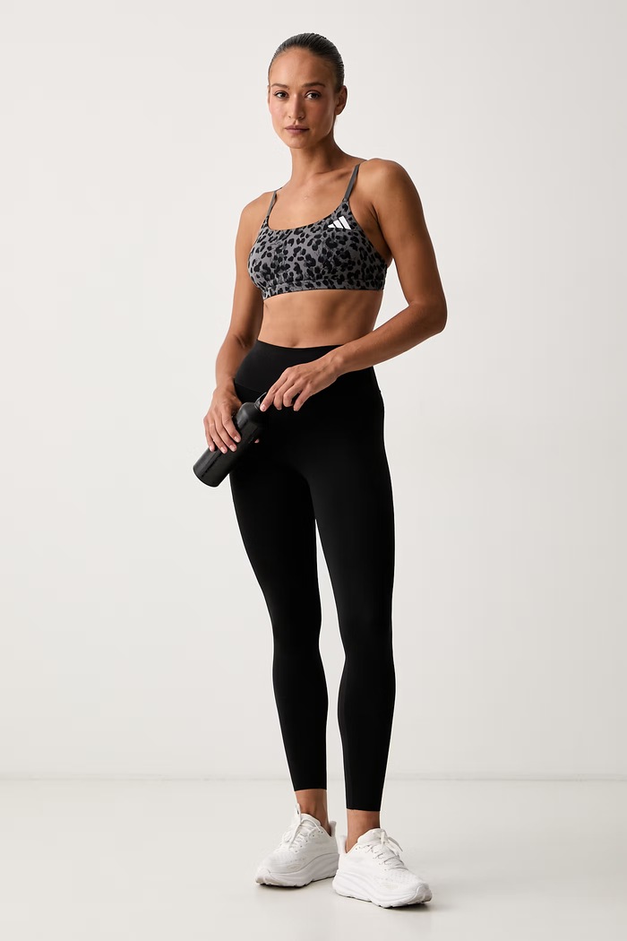 adidas Performance sportovní podprsenka Optime Essentials KS6214 šedá AW26
