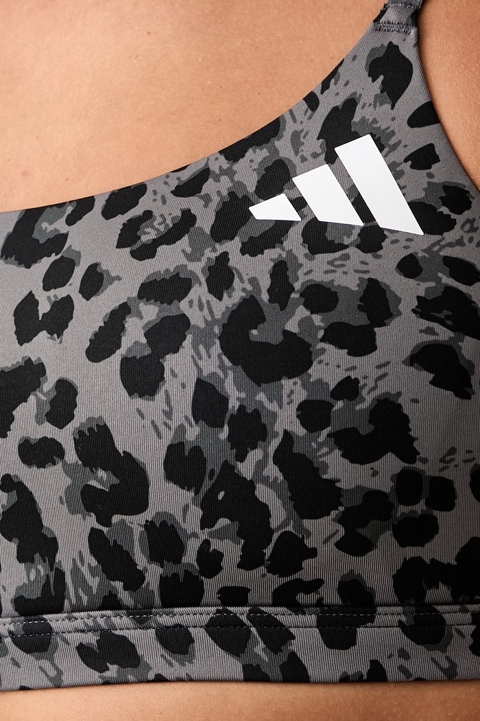 adidas Performance sportovní podprsenka Optime Essentials KS6214 šedá