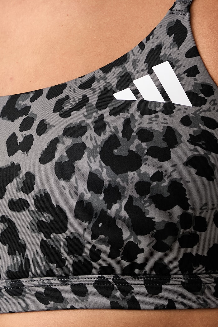 adidas Performance sportovní podprsenka Optime Essentials KS6214 šedá