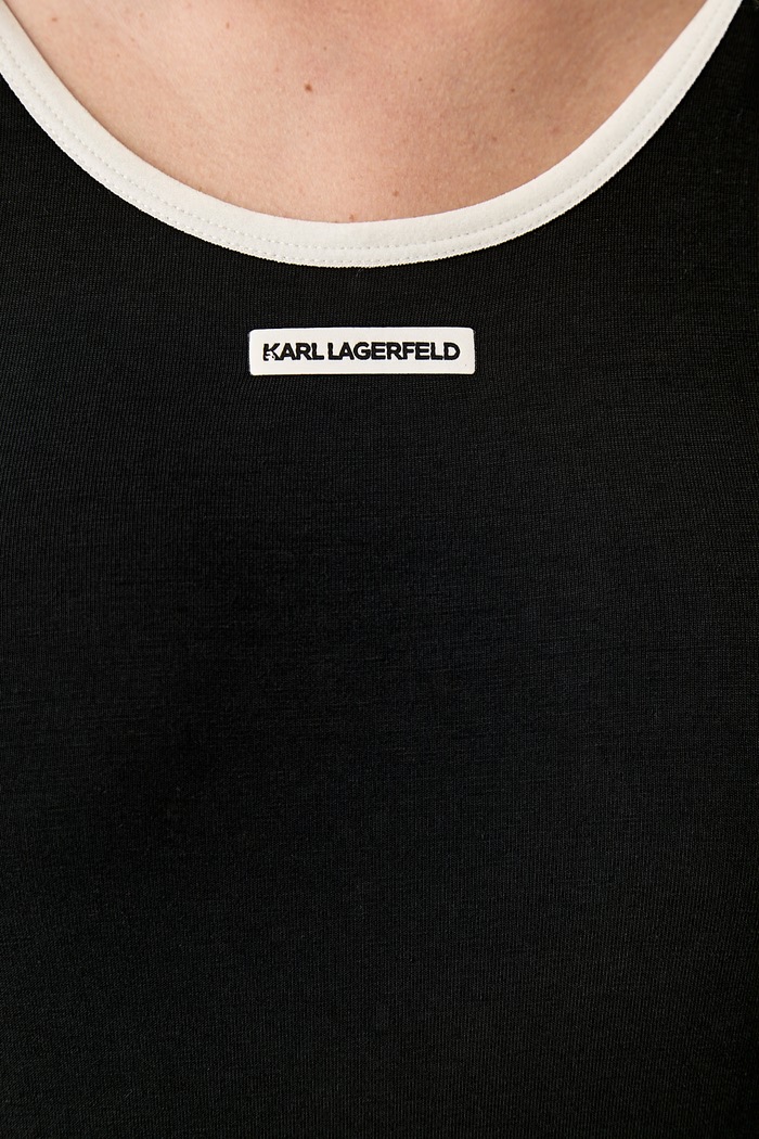 Karl Lagerfeld κορμάκι γυναικείο με lyocell B3W47021