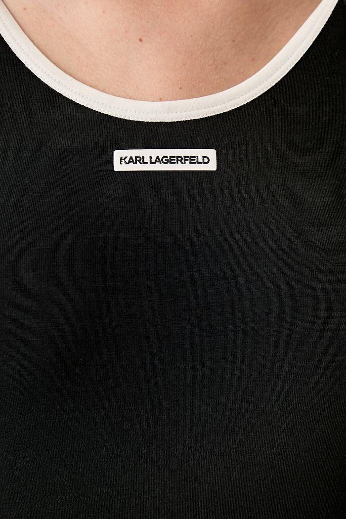 Karl Lagerfeld κορμάκι γυναικείο με lyocell B3W47021
