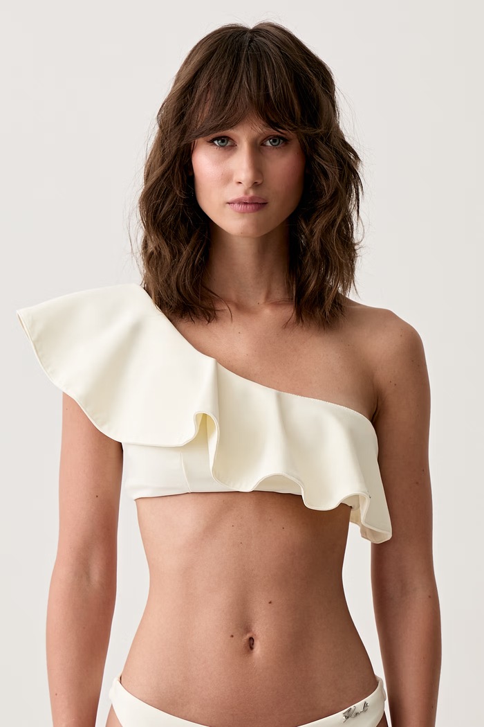 Karl Lagerfeld sutien de baie pentru femei bej B3W46028