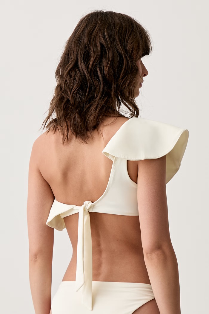 Îmbrăcăminte Karl Lagerfeld sutien de baie pentru femei B3W46028 bej