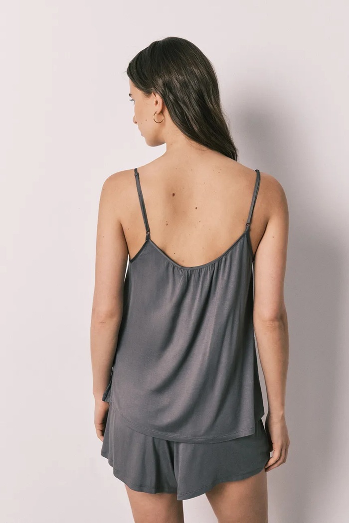 women'secret Pijama din două piese pentru femei 3593057 gri AW26