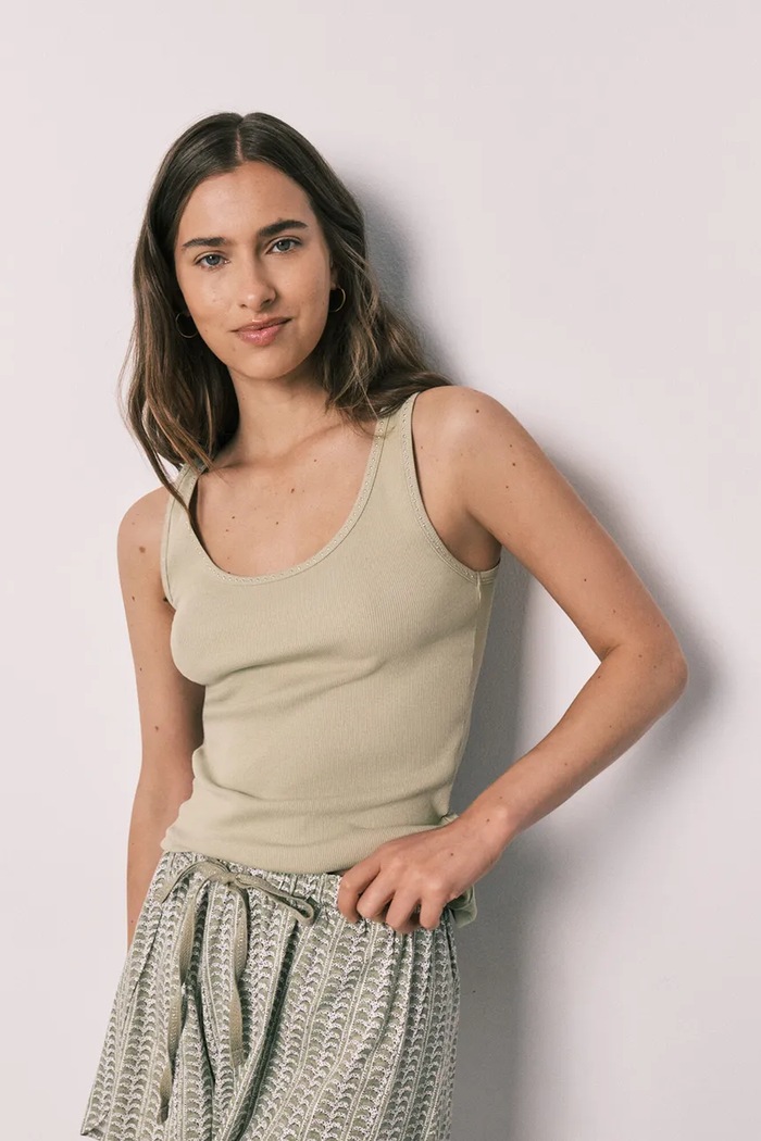 Îmbrăcăminte women'secret pijama pentru femei, cu bumbac 3593054 verde