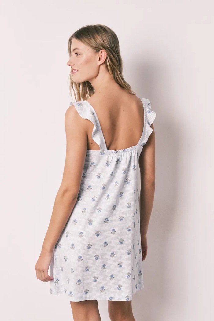 women'secret nočná košieľka dámska bavlnená 4363639 biela AW26