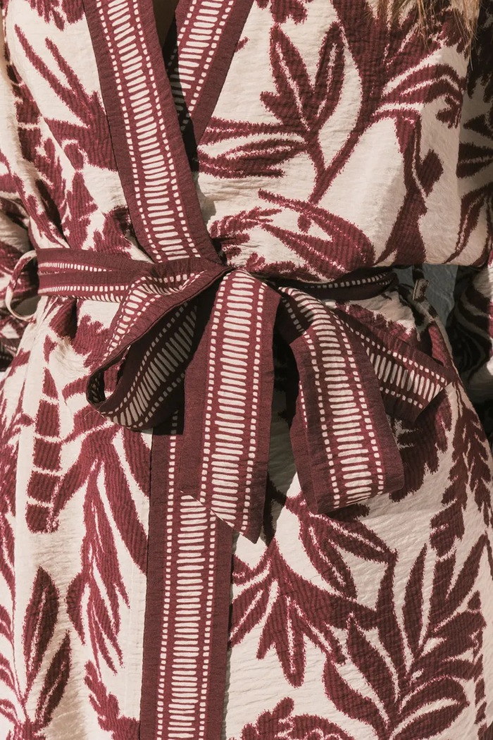 women'secret kimono pentru femei cu vâscoză 4923680 burgundia