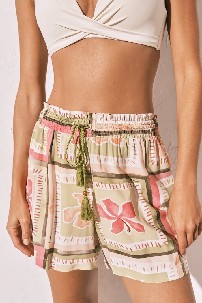 women'secret pantaloni scurți de pijama pentru femei. din vâscoză multicolor 3703246