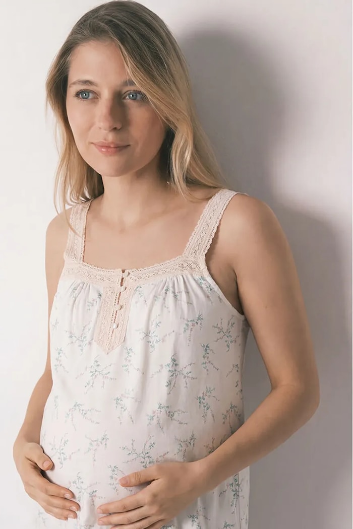 Îmbrăcăminte women'secret cămașă de noapte pentru femei cu modal 3633454 bej
