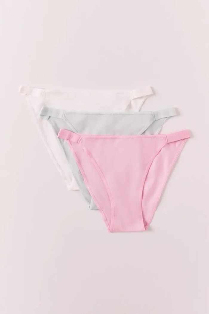 women'secret figi damskie bawełniane z elastanem 3-pack multicolor 4933690