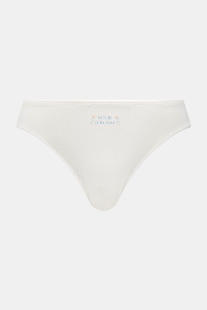 women'secret Brazil Γυναικεία βαμβάκι με ελαστάν 3-pack 4933677 λευκό AW26