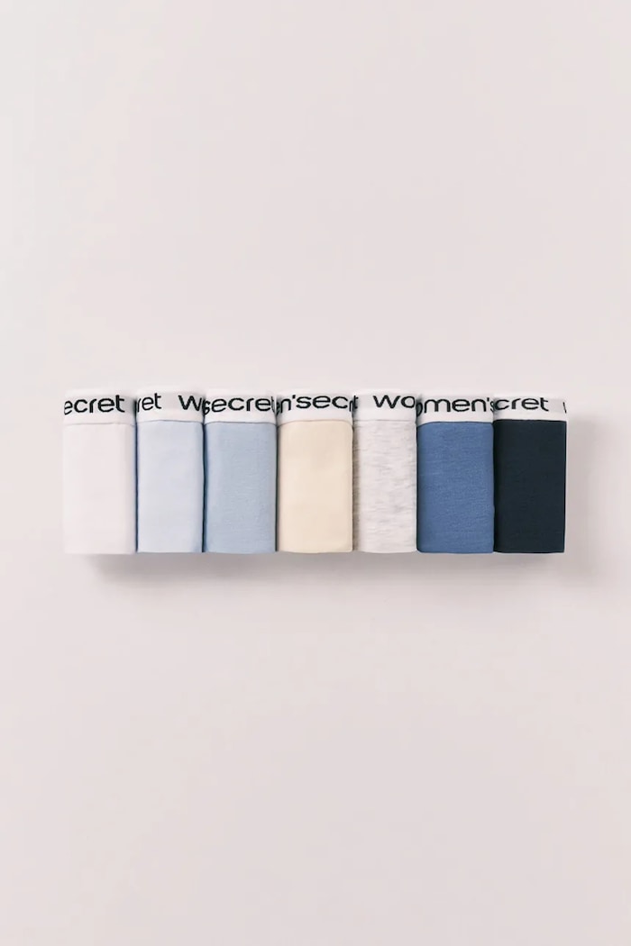 women'secret κιλότα γυναικεία με βαμβάκι 7-pack 4933685 πολύχρωμο AW26