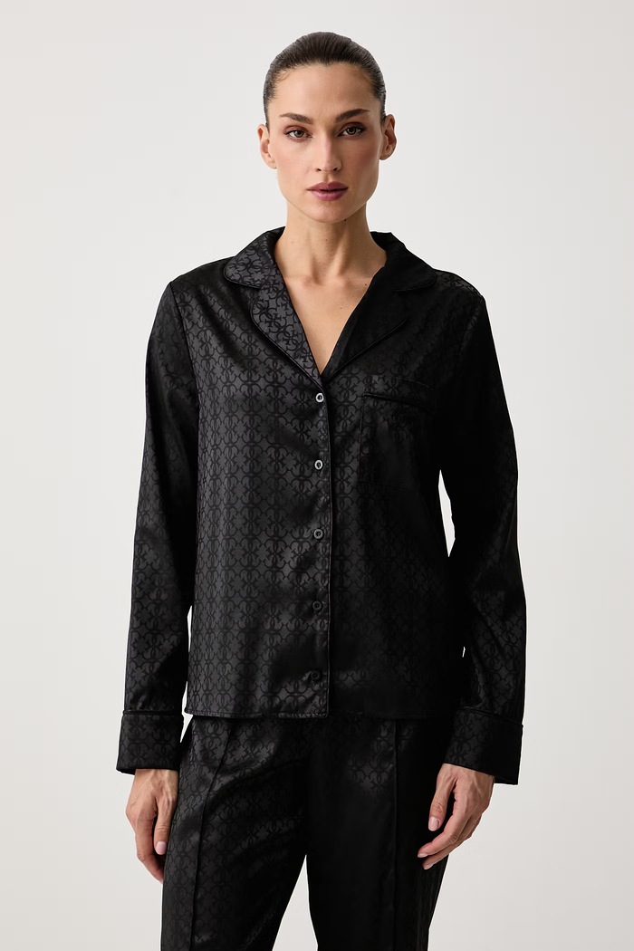 Guess Piżama damska LILIBET O6BX03.W3501 czarny AW26
