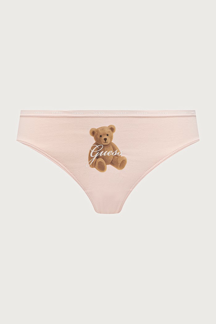 Odzież Guess Figi damskie bawełniane z elastanem ARIA 3-pack O6BG03.K5996 różowy