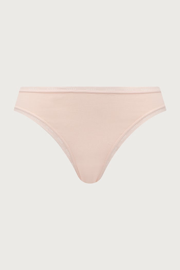 Guess Stringi damskie bawełniane z elastanem ARIA 3-pack O6BG02.K5995 różowy AW26