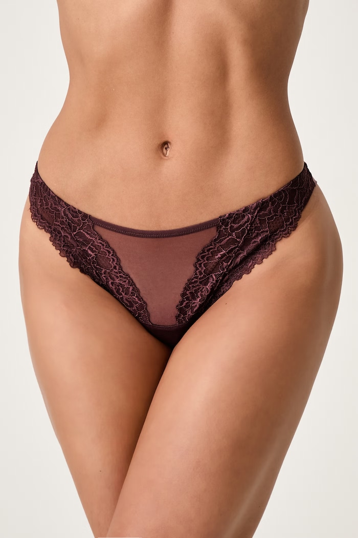 Guess Figi damskie JENNIFER bordowy O6BE11.K4922