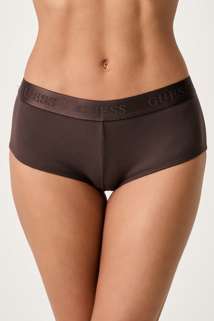 Guess Chiloți full brief pentru femei PENELOPE maro O6BE10.K4921