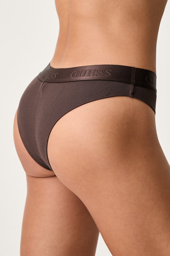Îmbrăcăminte Guess Chiloți full brief pentru femei cu modal PENELOPE O6BE09.K4920 maro