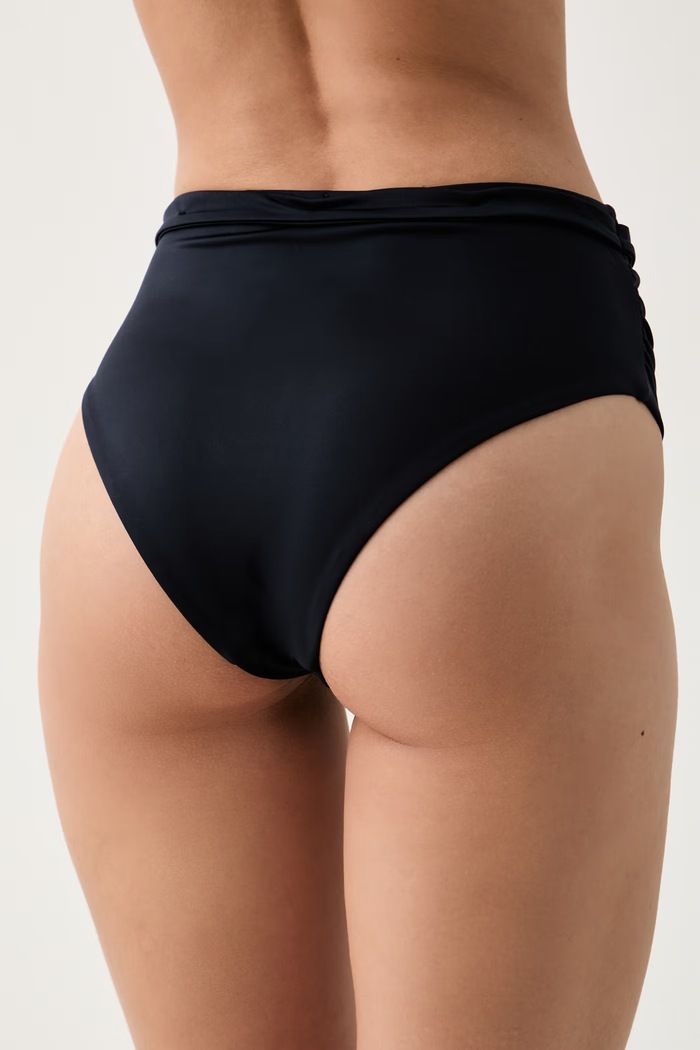 BOSS figi kąpielowe damskie HW BRIEF_DOUBLE B 50566520 granatowy AW26