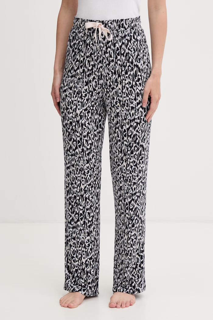 BOSS pyžamové nohavice dámske s viskózou CI Design_Pants tmavomodrá 50562369