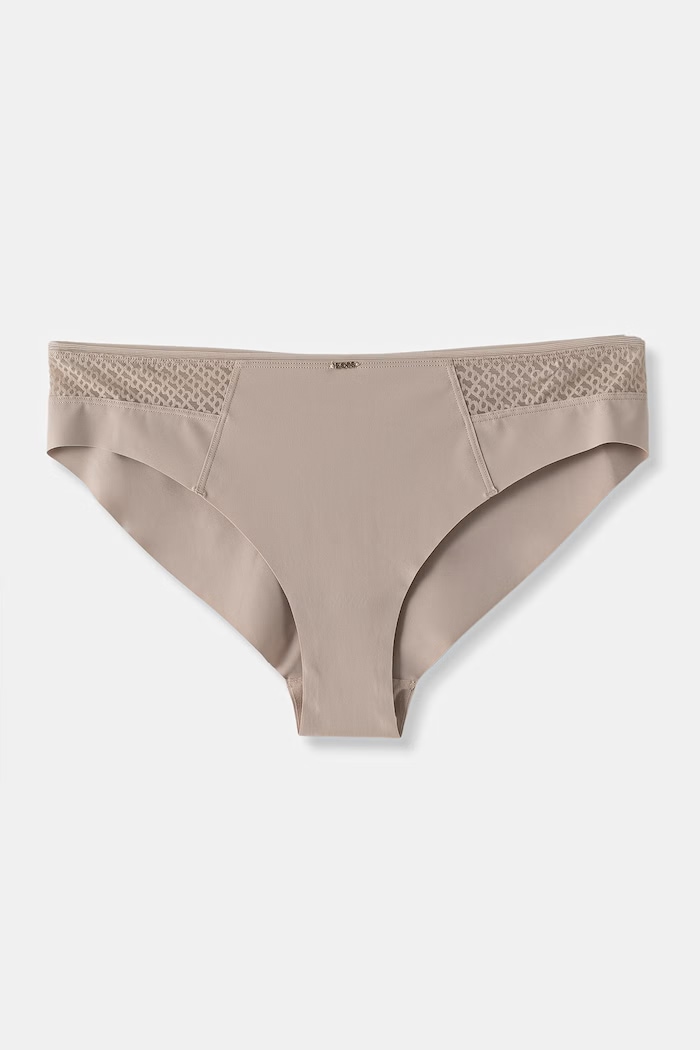 BOSS chiloți full brief pentru femei BRIEF_B LACE bej 50566492