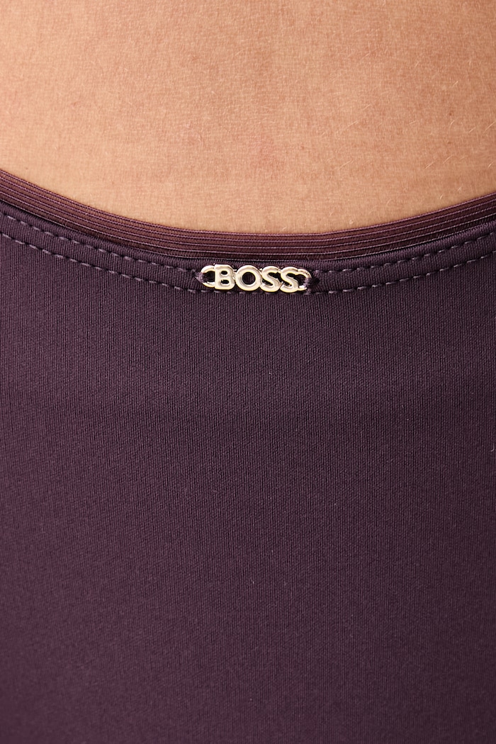 Figi damskie BRIEF_B LACE BOSS 50566492 fioletowy
