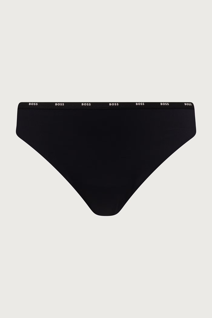 Figi damskie 3P MICRO THONG 3-pack BOSS 50566476 czarny