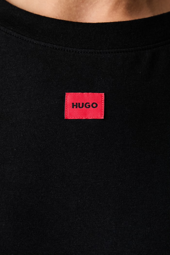 HUGO dvodijelna pidžama za žene od pamuka s elastanom NITE SHORT-SET 50566618