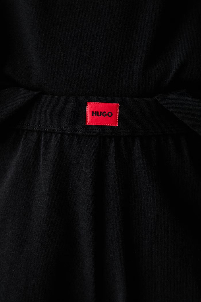 HUGO dvodijelna pidžama za žene od pamuka s elastanom NITE SHORT-SET 50566618