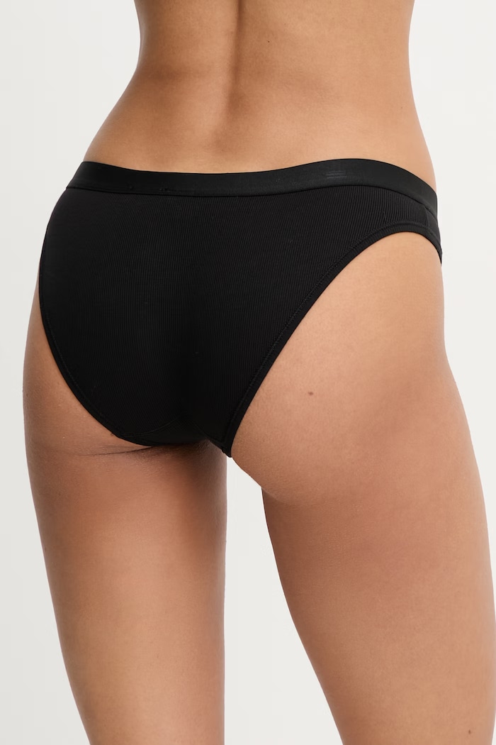 Oblečenie HUGO nohavičky dámske s modalom HUGO HEART BRIEF 50566785 čierna