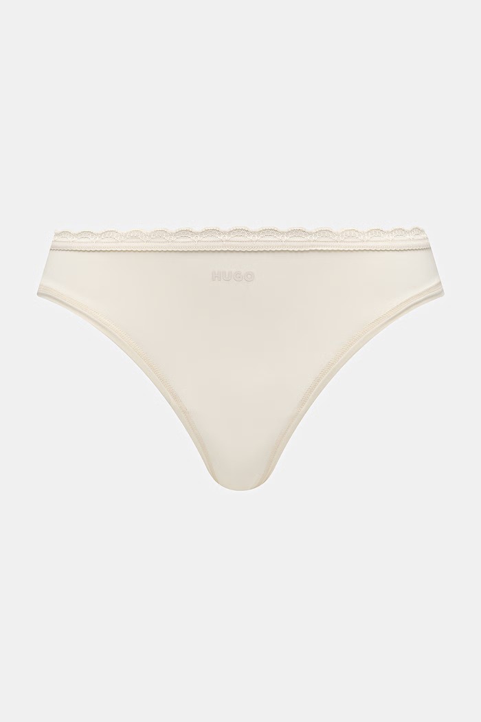 Odzież HUGO stringi damskie TRIPLET MICRO THONG 3-pack 50566737 czarny