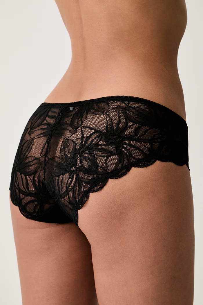 Odzież Emporio Armani Underwear figi damskie koronkowe EW006152.AF25576 czarny