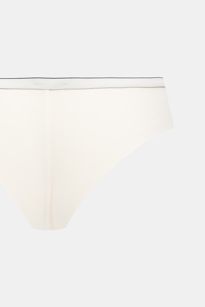 Odzież Emporio Armani Underwear figi damskie z bawełną 2-pack EW005512.AF25589 beżowy