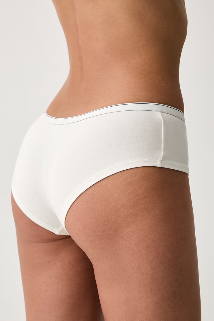 Oblečenie Emporio Armani Underwear nohavičky dámske bavlnené s elastanom EW000395.AF25589 béžová