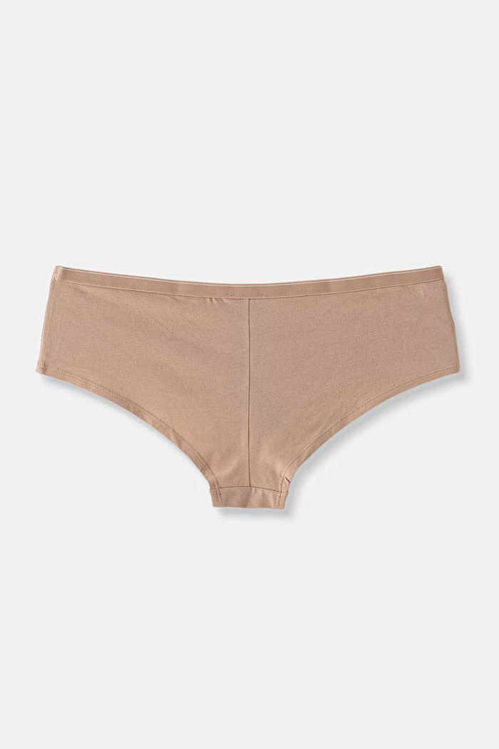 Emporio Armani Underwear figi damskie bawełniane z elastanem EW000395.AF25589 beżowy AW26
