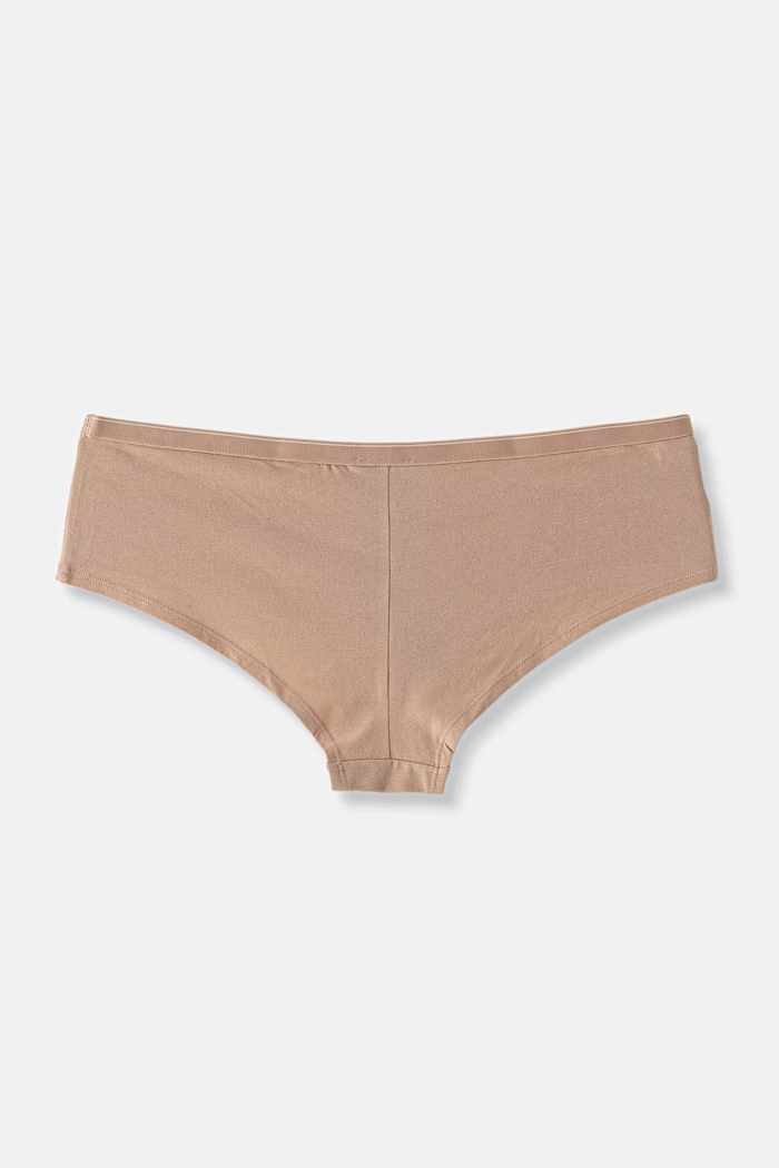 Emporio Armani Underwear figi damskie bawełniane z elastanem EW000395.AF25589 beżowy AW26