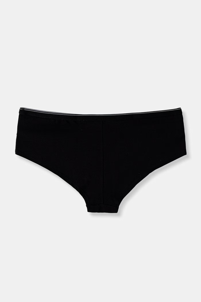 Emporio Armani Underwear figi damskie bawełniane z elastanem EW000395.AF25589 czarny AW26