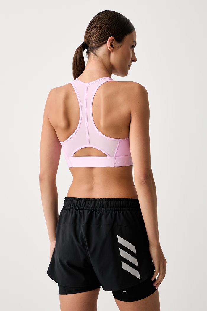 Odzież Asics biustonosz sportowy ROAD COMPRESSION BRA 2012C995.704 różowy
