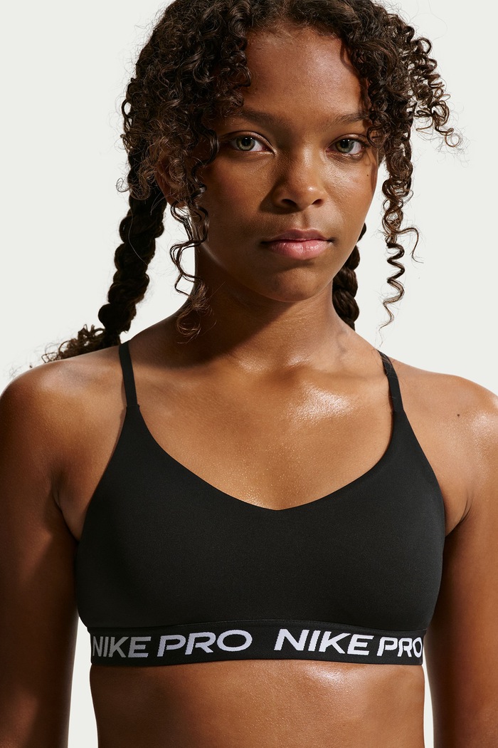 Nike Biustonosz sportowy dziecięcy Nike Pro czarny IF0360