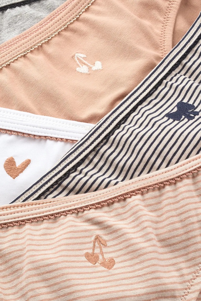 Liewood Figi dziecięce bawełniane z elastanem Aylin Briefs 5-pack LW20990.9BY2 różowy AW26